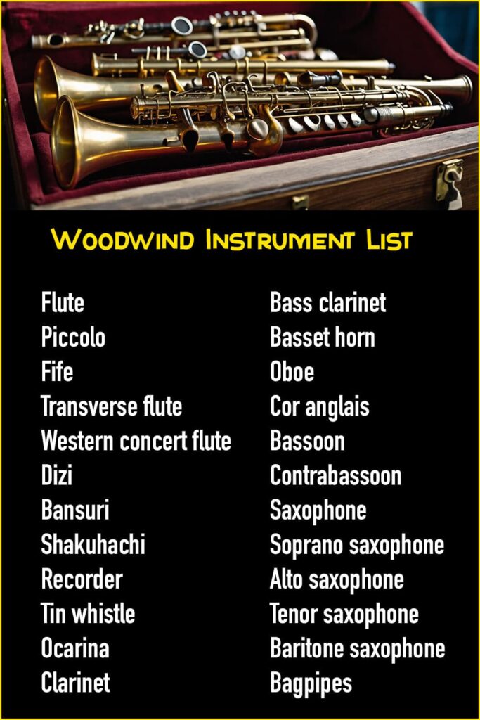 Woodwind Instruments List : Inside the Wind Instrument Woodwind Family ...