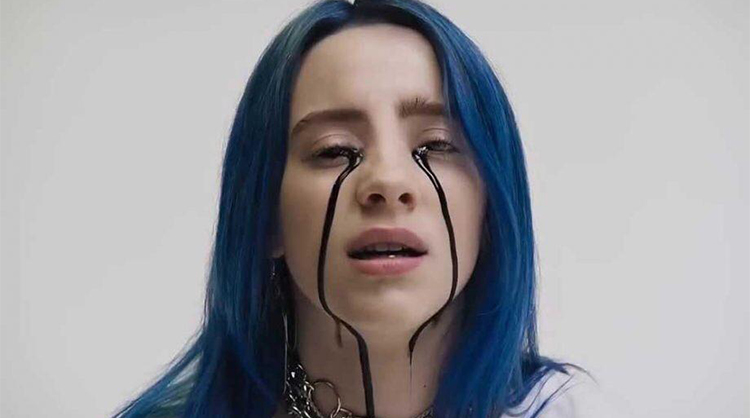 billie eilish when the partys over music video color grade