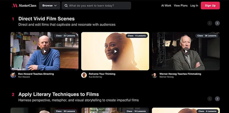masterclass online music video courses