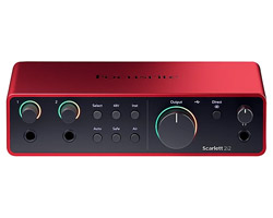 best audio interface Focusrite Scarlett 2i2