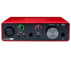 budget audio interface Focusrite Scarlett Solo