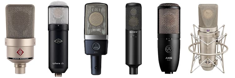 music production equipment microphones