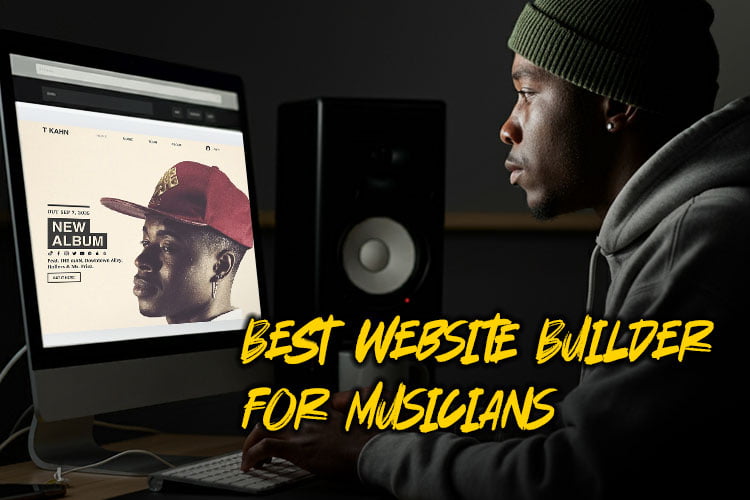 best website builder for musicians