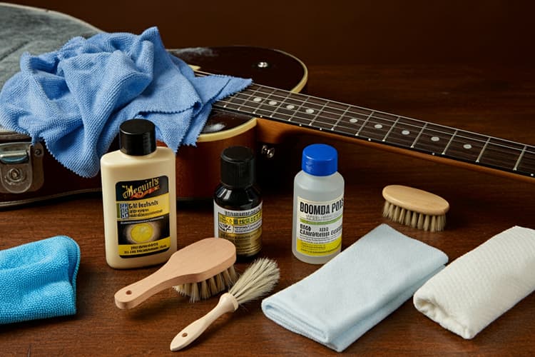 how to clean guitar strings