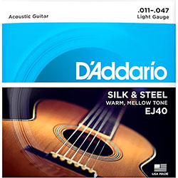 silk steel acoustic guitar strings