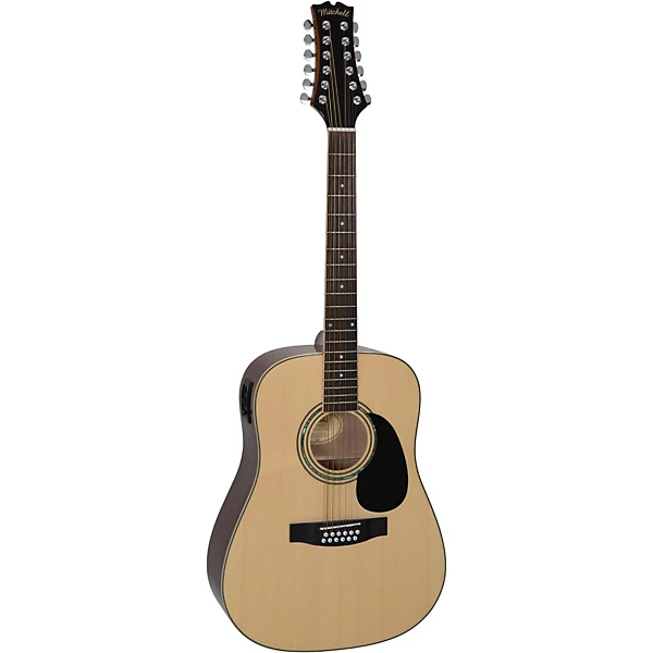 Mitchell D120S12E 12 String Dreadnought Acoustic Electric Guitar