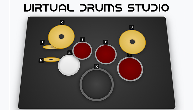 virtual drums studio